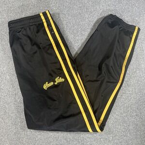 Vintage Sean John Track Pants Black Gold Y2K Mens Large Joggers